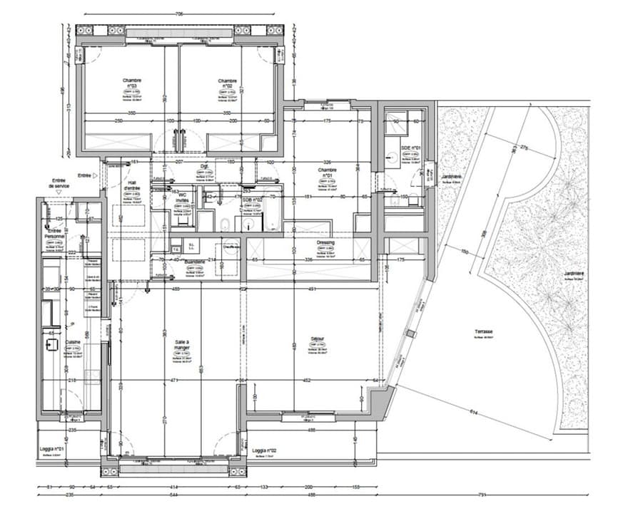 Apartment Rocazur, floor plan 1