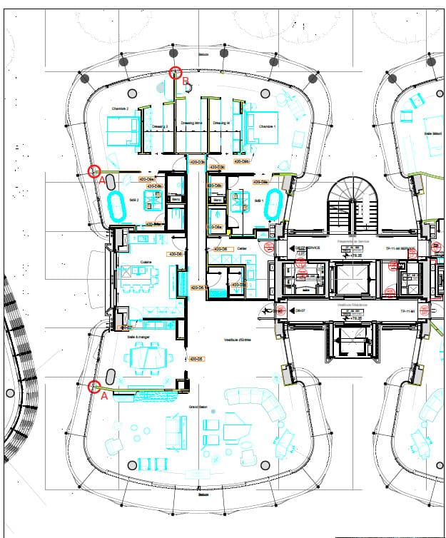 One Monte Carlo · 3/4 pièces, plan 1