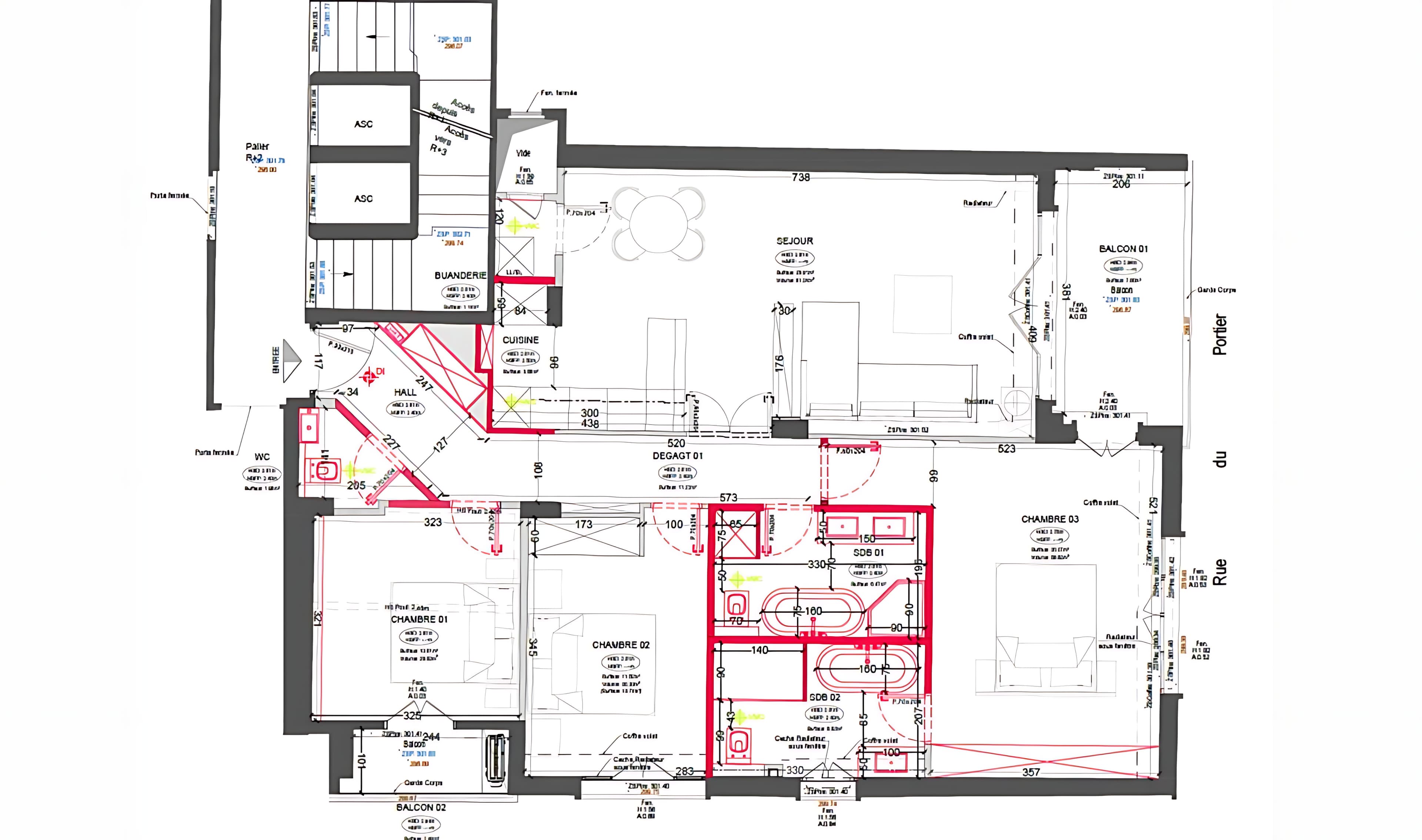 Apartment Le Grande Bretagne, floor plan 1
